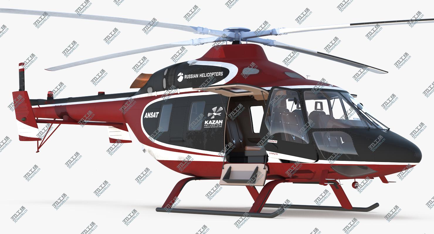 images/goods_img/202105072/3D Kazan Ansat Russian Light Helicopter Rigged model/2.jpg